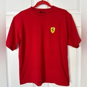 Ferrari Shirt Prancing Horse Graphic T-Shirt Red Authentic size Medium